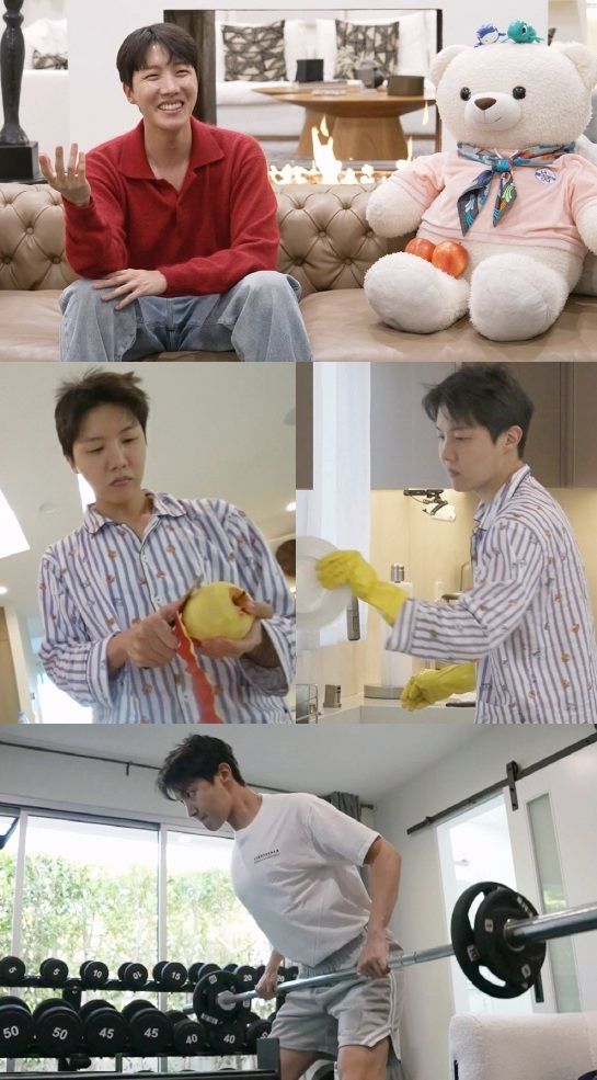  방탄소년단의 제이홉이 군대 전역 후 싱글 앨범 작업을 위해 L.A에서 보내는 일상이 최초 공개된다. /사진=MBC제공