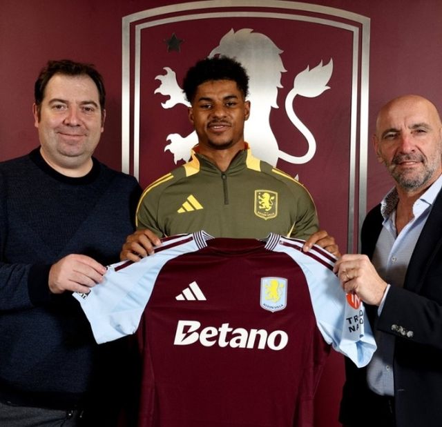 맨체스터 유나이티드의 공격수 마커스 래시포드가 감독과의 불화로 팀을 떠나 아스톤 빌라로 이적한다. 사진은 3일(한국시각) 아스톤 빌라 임대 이적이 확정된 마커스 래시포드의 모습. /사진=아스톤빌라 홈페이지 캡처