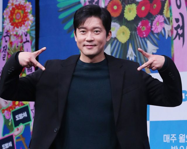  김대호 아나운서가 MBC에서 퇴사했다. 사진은 지난달 22일 서울 마포구 상암동 MBC 사옥에서 진행된 예능 '도망쳐: 손절 대행 서비스' 제작발표회에 참석한 김대호 아나운서. /사진=스타뉴스