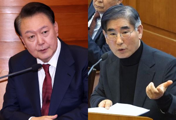 지호 경찰청장, 김봉식 전 서울경찰청장, 노상원 전 국군정보사령관 등 재판이 줄줄이 열린다. 사진은 지난달 23일 윤석열 대통령(왼쪽)과 김용현 전 국방부 장관이 서울 종로구 헌법재판소에서 열린 탄핵심판 4차 변론기일에 출석한 모습. /사진=뉴스1(공동취재단)