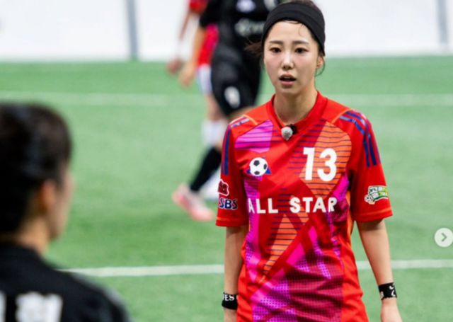 오요안나 MBC 기상캐스터에 직장내 괴롭힘을 가했단 의혹을 받고 있는 김가영 기상캐스터가 '골 때리는 그녀들'에서 통편집됐다. /사진=김가영 인스타그램 캡처