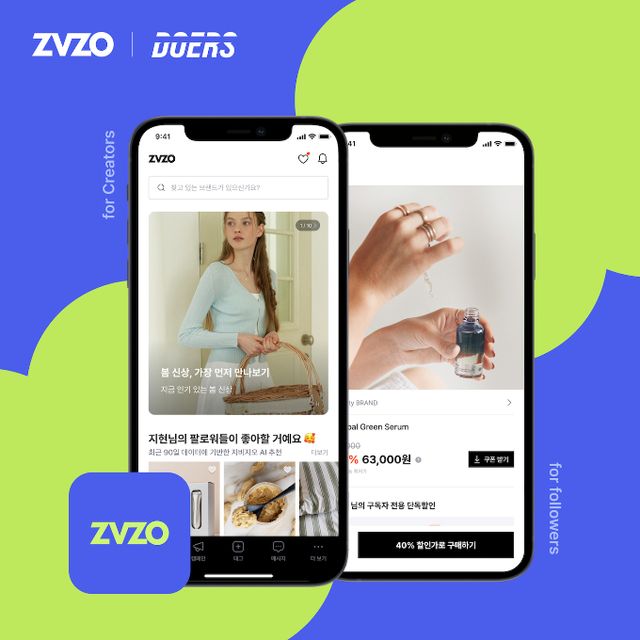 인플루언서와 브랜드를 연결하는 마케팅 플랫폼 'ZVZO'(지비지오)를 운영하는 두어스가 시리즈A 라운드에서 100억원의 투자를 유치했다. /사진=두어스