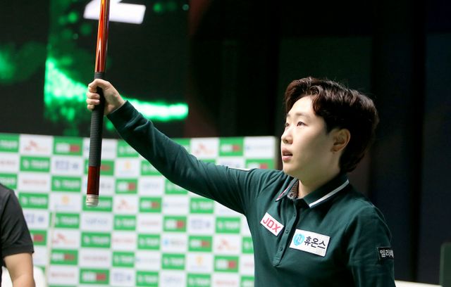 '작은 거인' 김세연(휴온스)이 애버리지 3.143을 기록, 역대 LPBA 한 경기 최고 애버리지 기록을 경신했다. 사진은 기사내용과 무관. /사진=PBA 투어 제공