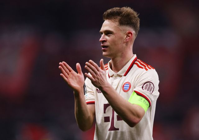 바이에른 뮌헨이 핵심 미드필더 조수아 킴미히와 재계약했다. 사진은 2024-25시즌 바이에른 뮌헨에서 활약한 조수아 킴미히의 모습. /사진=로이터