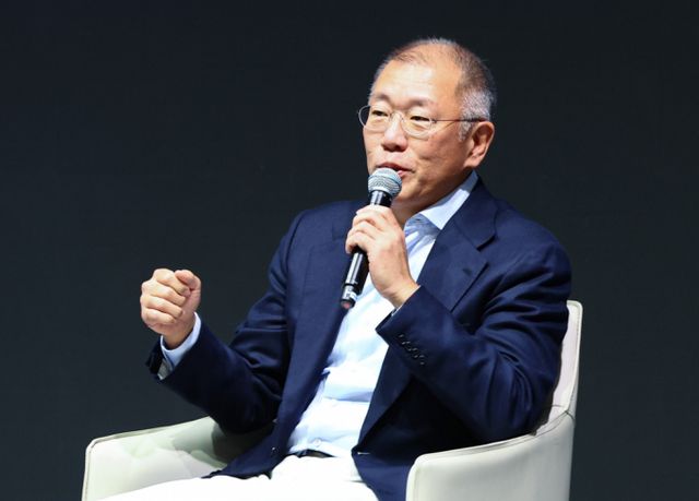 정의선 현대차그룹 회장이 올해부터 기아에서도 보수를 받게 되면서 올해 정 회장의 연봉이 200억원에 육박할 것으로 예상된다. /사진=뉴시스 