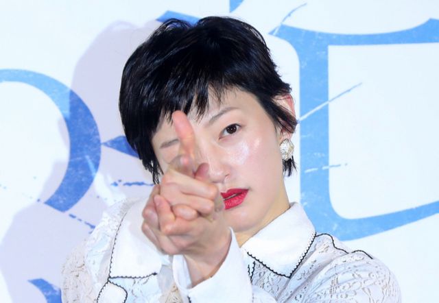 배우 이엘이 김새론 악플러를 향해 일침을 가했다. 사진은 지난해 4월 서울 성동구 메가박스 성수에서 열린 영화 '그녀가 죽었다'(감독 김세휘) 제작보고회에 참석한 배우 이엘. /사진=뉴시스