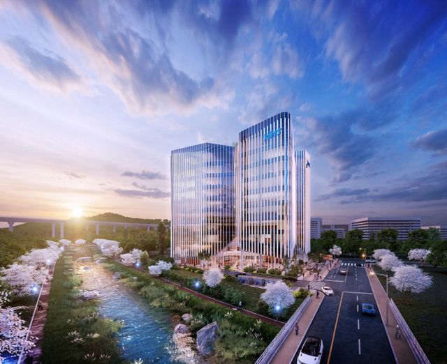 HK이노엔이 식품의약품안전처로부터 'IN-115314' 임상 2상을 위한 임상시험계획(IND)을 승인받았다. 사진은 HK이노엔 스퀘어 전경. /사진=HK이노엔