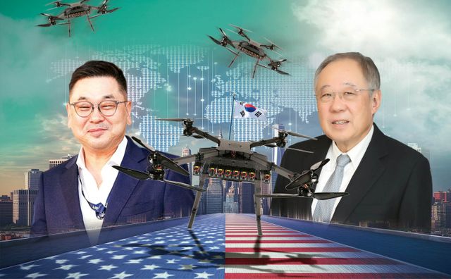 미중 드론 경쟁이 격화됨에 따라 K방산이 수혜를 볼 가능성이 제기되는 가운데 미국 진출 가능성이 있는 풍산과 LIG넥스원의 드론사업에 관심이 모인다. /그래픽=김은옥 기자 