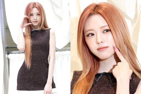 있지 유나가 지난 18일 서울 성동구 무신사 스토어 성수 대림창고에서 열린 컨템포러리 슈즈 브랜드 슈콤마보니 '212 Fev SCB' 캡슐 라인 론칭 및 팝업 스토어 오픈 포토월 행사에 참석했다. /사진=뉴스1