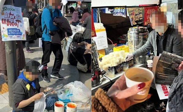 사진은 서울 광화문 광장에서 열린 윤석열 대통령 탄핵 촉구 집회 현장을 찾은 대만 배우 황차오신이 인스타그램에 올린 사진. /사진=황차오신 인스타그램 캡처