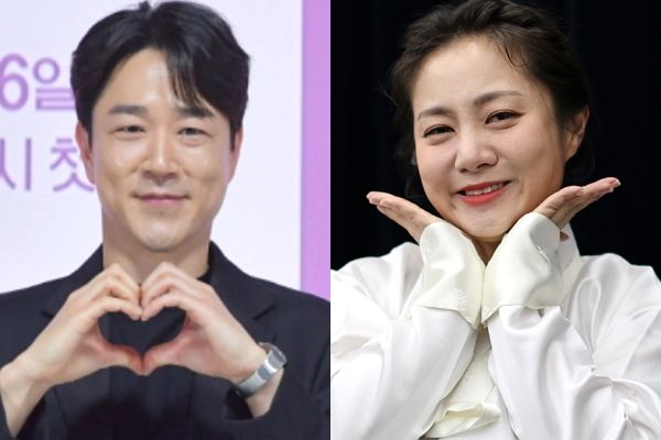 배우 박해준이 개그우먼 박나래에게 자신의 사촌동생을 소개해주기로 했다. 사진은 배우 태인호(왼쪽)와 개그우먼 박나래의 모습. /사진=뉴스1