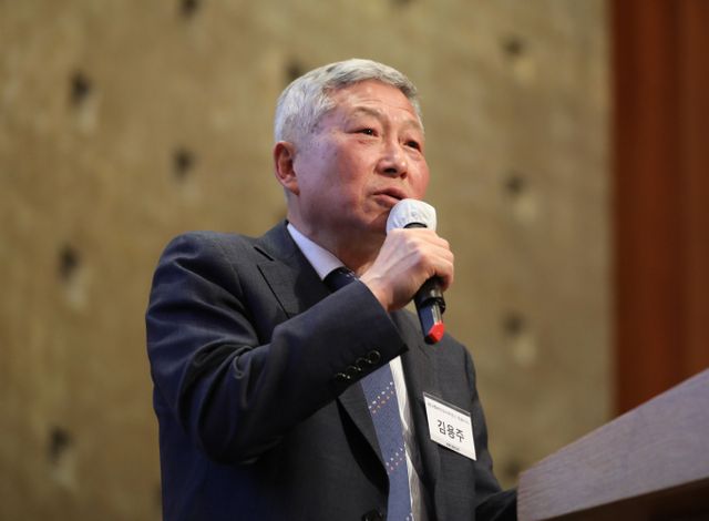 리가켐바이오사이언스(리가켐바이오)가 2500만달러(365억여원) 규모의 익수다 테라퓨틱스 지분 투자를 진행한다. 사진은 2023년 제7회 뉴시스 제약·바이오 포럼에 참석한 김용주 리가켐바이오 대표. /사진=뉴시스