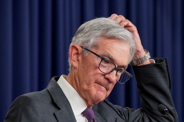 뉴욕증시가 20일(현지시각) 하락 마감했다. 제롬 파월 미국 연방준비제도이사회 의장이 전날 미국 워싱턴 DC에서 이틀간의 금리 정책에 관한 연방공개시장위원회 회의를 마친 후 기자회견에 참석한 모습. /사진=로이터 