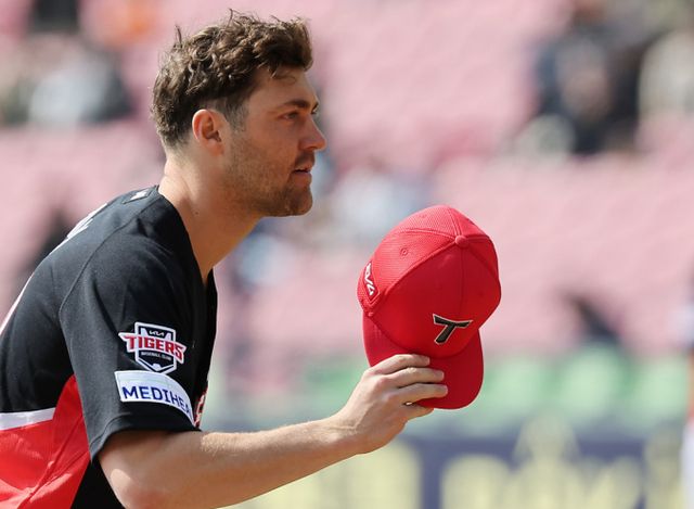 KBO 10개 구단이 개막전 선발 투수로 외국인 투수를 낙점했다. 사진은 2025시즌 시범경기에 선발 출전한 제임스 네일의 모습. /사진=뉴스1