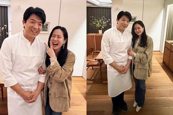 배우 손예진이 안성재 셰프의 레스토랑을 찾았다. /사진=손예진 인스타그램 캡처