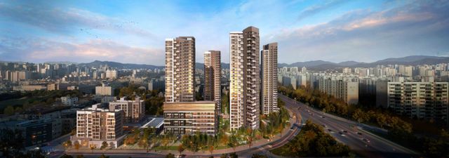 삼성물산 건설부문이 송파 한양3차 재건축의 시공사로 선정됐다. 사진은 조감도 모습. /사진=삼성물산 제공