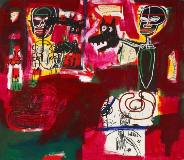 장 미쉘 바스키아의 작품 '토요일 밤'이 홍콩 경매에 등장해 화제다. 사진은 바스키아의 '토요일 밤' 작품. /사진=크리스티 홍콩 홈페이지 캡처