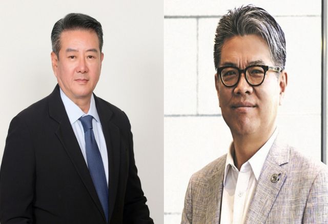 휴니드가 리더십 교체에 나섰다. 사진은 김유진(왼쪽) 휴니드 회장과 이철승 전략기획 본부장. /사진=휴니드