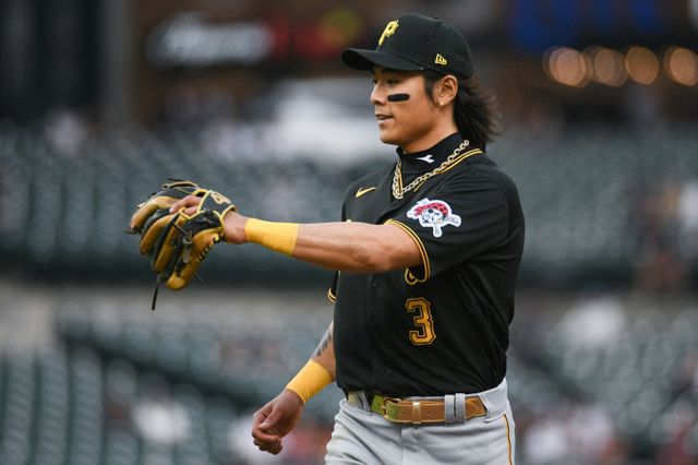 피츠버그 파이리츠 소속 외야수 배지환이 메이저리그 개막전 로스터에 포함됐다. 사진은 2024시즌 피츠버그 파이리츠에서 활약한 배지환의 모습. /사진=로이터