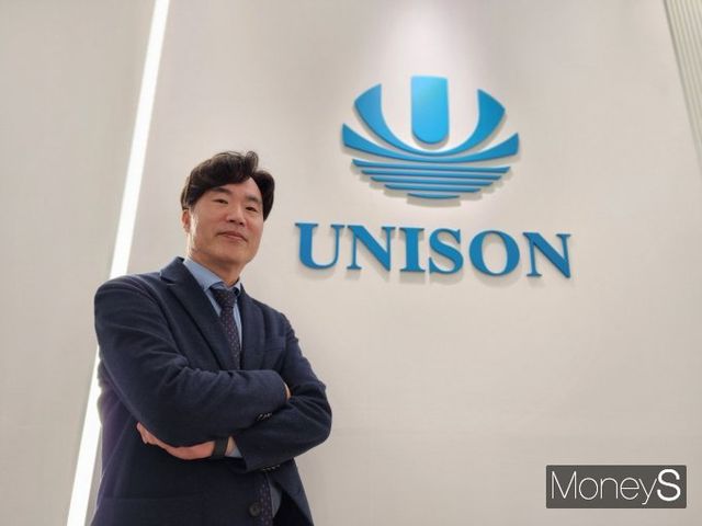 박원서 유니슨 대표는 기술력을 바탕으로 시장에서 안정적 성장을 기대했다. /사진=박찬규