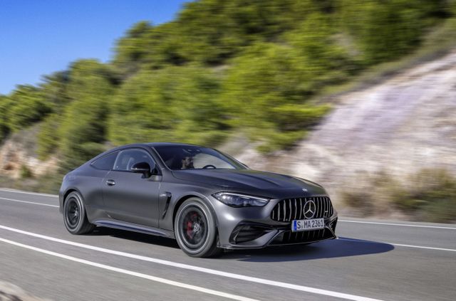 벤츠 코리아가 '2025 서울모빌리티쇼'에서 총 15대의 자동차를 소개한다. 사진은 메르세데스-AMG CLE 53 4MATIC+ 쿠페. /사진=벤츠 코리아