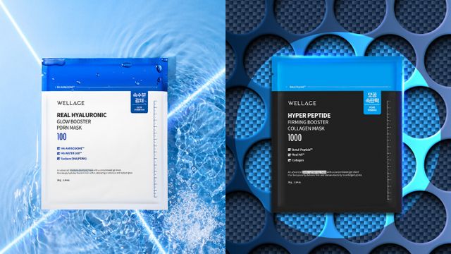 휴젤 웰라쥬가 겔마스크 2종을 출시한다. 사진은 ‘웰라쥬’에서 선보인 신제품 마스크 2종. /사진=휴젤