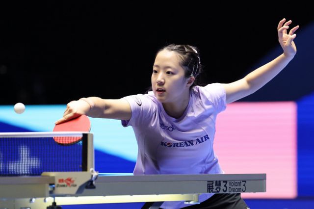 신유빈. / 사진=뉴시스 민경찬 기자 