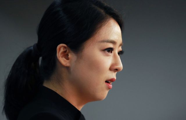 배현진 국민의힘 의원을 습격한 혐의로 기소된 중학생이 1심에서 징역형 집행유예를 선고받았으나 항소를 포기해 형이 확정됐다. 사진은 지난해 배현진 국민의힘 의원이 서울 여의도 국회 정론관에서 비공개 회의 결과를 발표하고 있는 모습. /사진=머니투데이