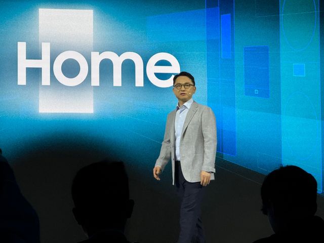 문종승 삼성전자 DA사업부 개발팀장 부사장이 2025 비스포크 AI 라인업에 대해 소개하고 있다. /사진=정연 기자