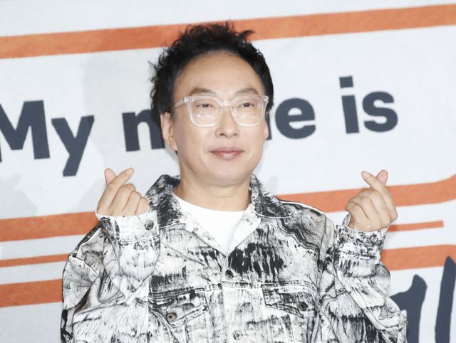 박명수가 MZ들의 회식 문화에 대해 아쉬움을 표했다.사진은 지난해 6월 서울 마포구 상암동 스탠포드호텔에서 열린 JTBC 예능프로그램 'My name is 가브리엘' 제작발표회에 참석한 방송인 박명수. /사진=뉴스1