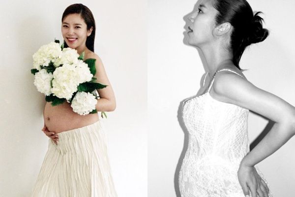 가수 겸 배우 손담비의 만삭 화보가 공개됐다. /사진=손담비 인스타그램