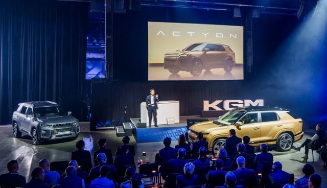 KGM이 최근 독일서 딜러 콘퍼런스를 열고 유럽시장 공략 강화에 나섰다. /사진=KGM