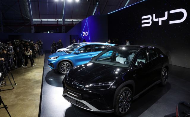 정부가 중국 전기차 업체 비야디(BYD) 등 스마트자동차의 개인정보 보호 분야를 대상으로 실태점검에 나섰다. 사진은 지난 1월 인천 중구 상상플랫폼에서 열린 BYD 승용 브랜드 공개 행사. /사진=뉴스1