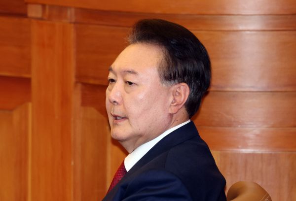 윤석열 대통령 탄핵심판에 대한 선고가 오는 4일 이뤄진다. 사진은 윤석열 대통령이 탄핵심판 10차 변론기일에 출석한 모습. /사진=뉴시스