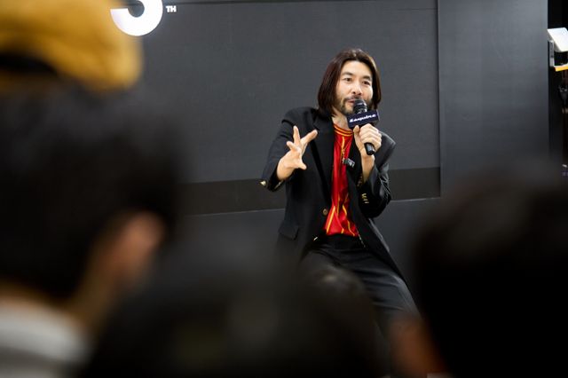 방송인 노홍철이 2025 서울모빌리티쇼에 등장해 오픈형 토크 콘서트를 가졌다. /사진=로터스코리아