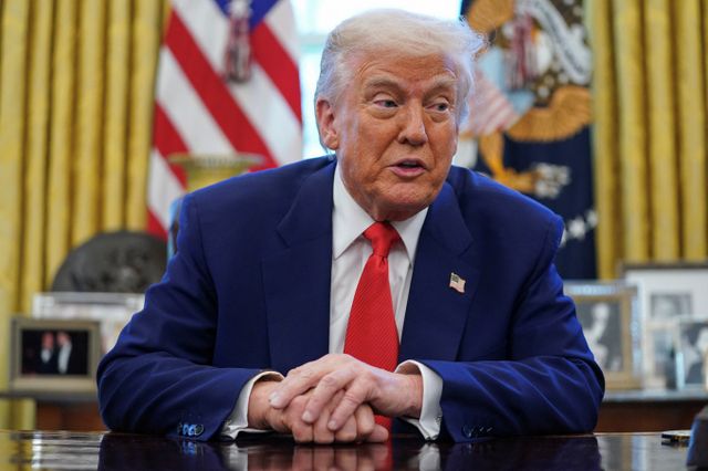 미·중 갈등으로 인한 국내 제약·바이오 회사들의 수혜 가능성이 주목된다. 사진은 중국 압박을 본격화한 도널드 트럼프 미국 대통령. /사진=로이터