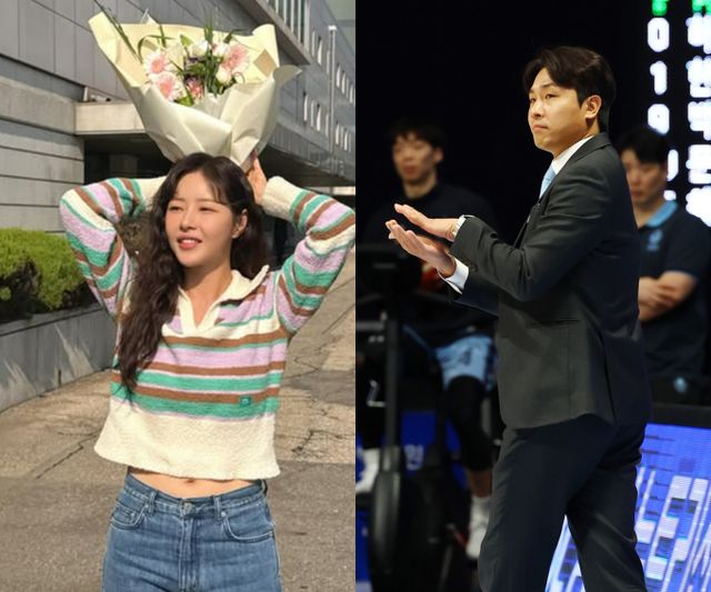 배우 박하나가 김태술 전 고양 소노 감독과의 결혼 소식을 전했다. 사진은 오는 6월21일 결혼을 앞둔 예비신부 박하나(왼쪽)와 김태술 전 고양 소노 감독. /사진=박하나 인스타그램 캡처·뉴시스