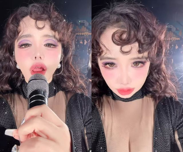 과한 보정으로 필터설이 불거진 박봄이 동영상을 게시하며 해명에 나섰다. 사진은 지난 12일 걸그룹 투애니원 맴버 박봄이 게시한 동영상 일부. /사진=박봄 인스타그램 캡처