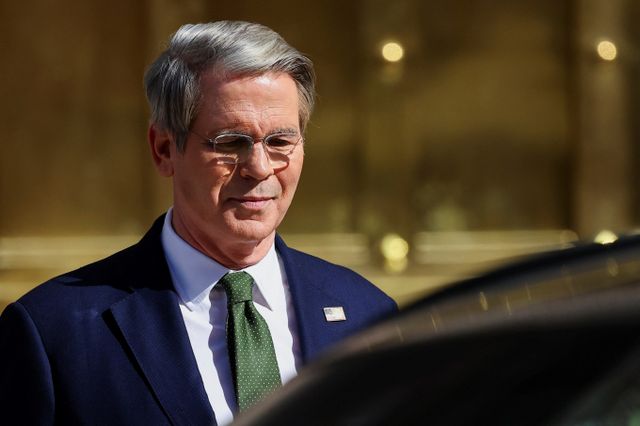 미국 도널드 트럼프 행정부의 관세 및 무역 협상을 이끌고 있는 스콧 베센트 재무장관이 지난 14일(현지시각) “한국과 다음주 무역 협상을 진행할 예정”이라고 밝혔다. /사진=로이터