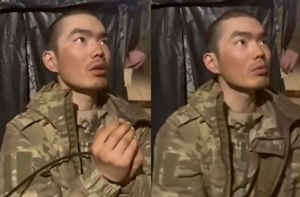 우크라이나 동부 도네츠크 지역에서 러시아군으로 참전했다가 포로로 붙잡힌 중국인 2명이 기자회견에서 러시아군에게 속았다고 폭로했다. 사진은 볼로디미르 젤렌스키 우크라이나 대통령이 지난 8일(현지시각) 자신의 엑스(X·옛 트위터)에 공개한 중국인 포로의 모습. /사진=젤렌스키 대통령 엑스 캡처