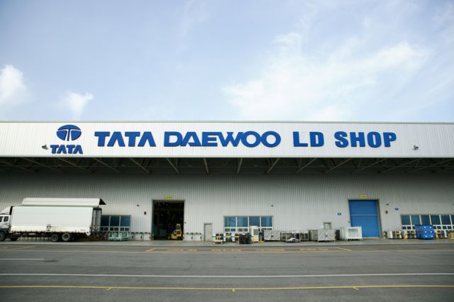 타타대우모빌리티 신임 사장에 현대차 출신 김태성 대표가 취임했다. 사진은 타타대우 군산 공장. /사진=한국자동차기자협회