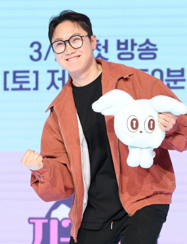 구독자 240만명을 보유한 여행 크리에이터 빠니보틀이 비만치료제 위고비를 언급하며 억울함을 해명했다. 사진은 지난달 20일 서울 마포구 쇼킹케이팝센터에서 열린 ENA ‘지구마불 세계여행3’ 제작발표회에 참석한 여행 크리에이터 빠니보틀. /사진=뉴스1