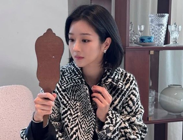 배우 서예지(34)가 전 연인 김정현 언급에 불쾌감을 드러냈다. /사진=서예지 인스타그램