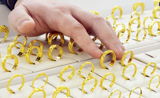 미·중 관세전쟁이 심화하며 안전자산인 금이 각광받고 있다. /사진=임한별 기자