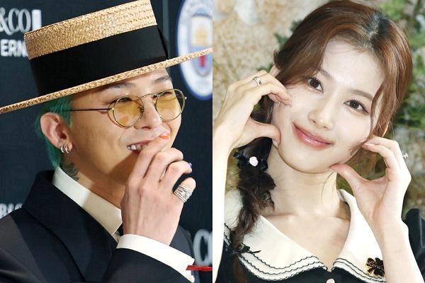 가수 지드래곤이 자신의 인스타그램에 트와이스 멤버 사나를 언급했다. 사진은 지드래곤(왼쪽)과 트와이스 사나(오른쪽). /사진=뉴스1