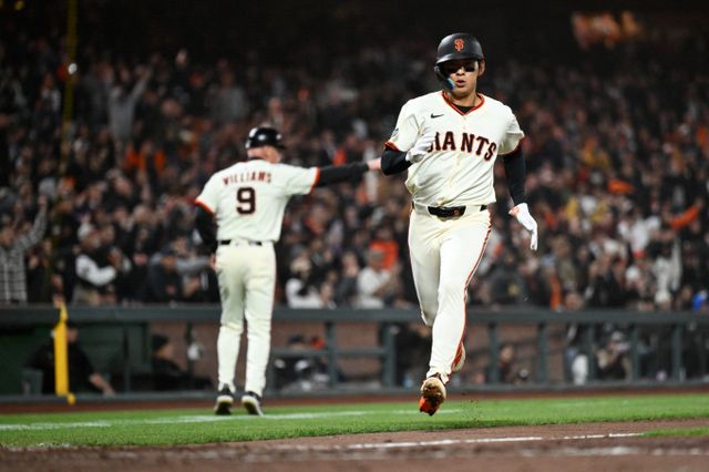 샌프란시스코 자이언츠 이정후가 올 시즌 세번째로 한 경기에서 3안타를 기록했다. 사진은 2025시즌 샌프란시스코 자이언츠에서 활약 중인 이정후의 모습. /사진=로이터