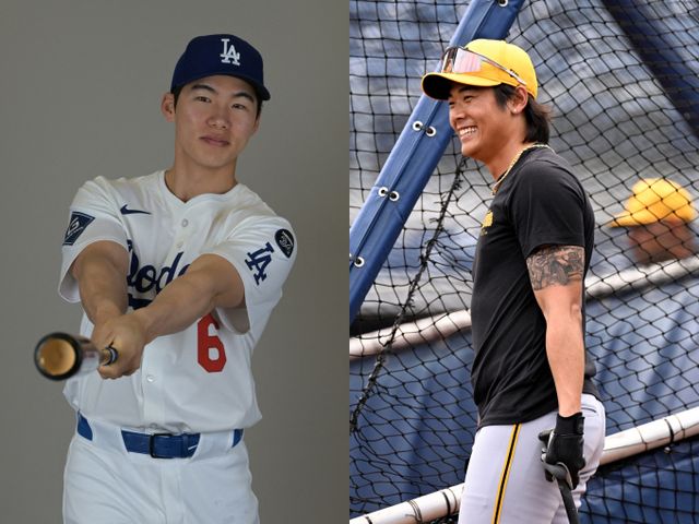 트리플A에서 활약 중인 김혜성과 배지환이 인상적인 활약을 펼쳤다. 사진은 LA다저스에 입단한 김혜성(왼쪽)과 피츠버그 파이리츠에서 활약한 배지환의 모습. /사진=로이터