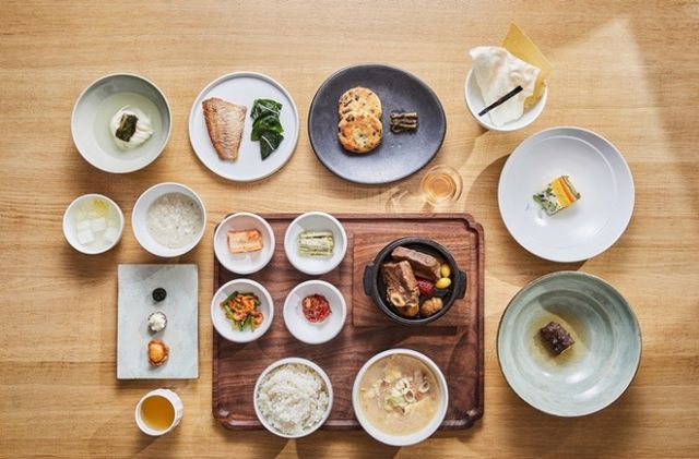 정갈함이 느껴지는 수운의 음식 담음새. /사진=다이어리알