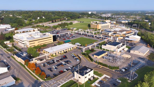 미국 시러큐스에 위치한 롯데바이오로직스 공장 전경. /사진=롯데바이오로직스 