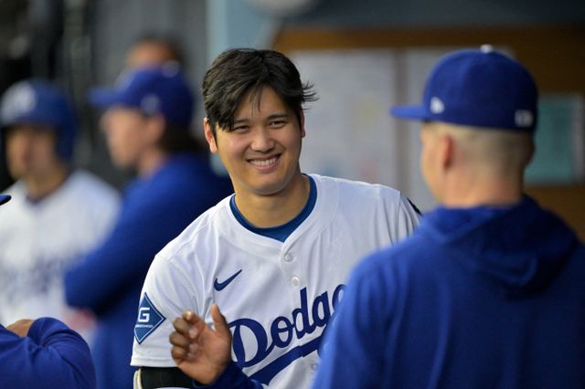 LA 다저스 오타니 쇼헤이가 득녀 후 처음으로 멀티히트를 기록했다./사진=로이터